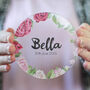 Personalised Birth Flower Coaster, Jun, Rose, thumbnail 1 of 2