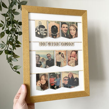Personalised Large Wooden Family Photo Print, 2 of 4