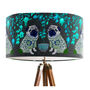 Chinoiserie Pug Lampshade On Charcoal, thumbnail 2 of 5