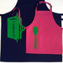 Personalised Cooked It Ate It Apron Set, thumbnail 3 of 9