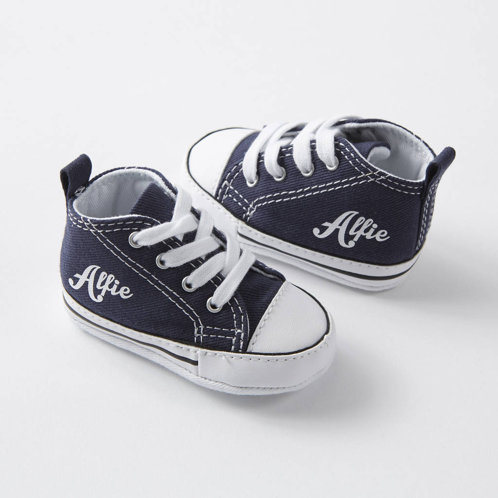 Baby Converse Sneakers Personalised By Yeah Boo 