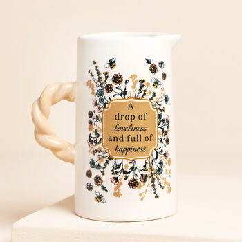 Ceramic Drop Of Loveliness Jug, 2 of 7