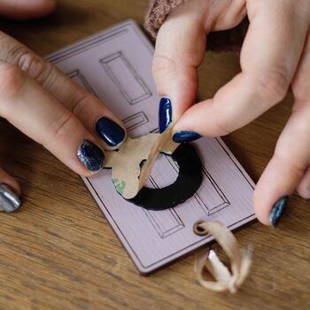 Personalised Christmas Front Door Ornament – New Home And Couples Keepsake, 5 of 11