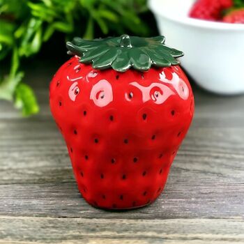 Stunning Strawberry Shape Storage Jar, 4 of 7