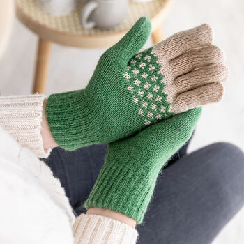Nordic Knit Gloves, 3 of 8