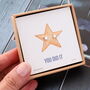 'You Did It' Sterling Silver Star Earrings, thumbnail 1 of 4