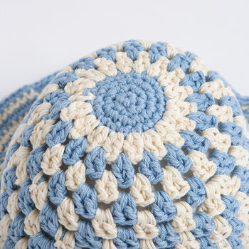 Granny Stitch Bucket Hat Easy Crochet Kit, 4 of 5