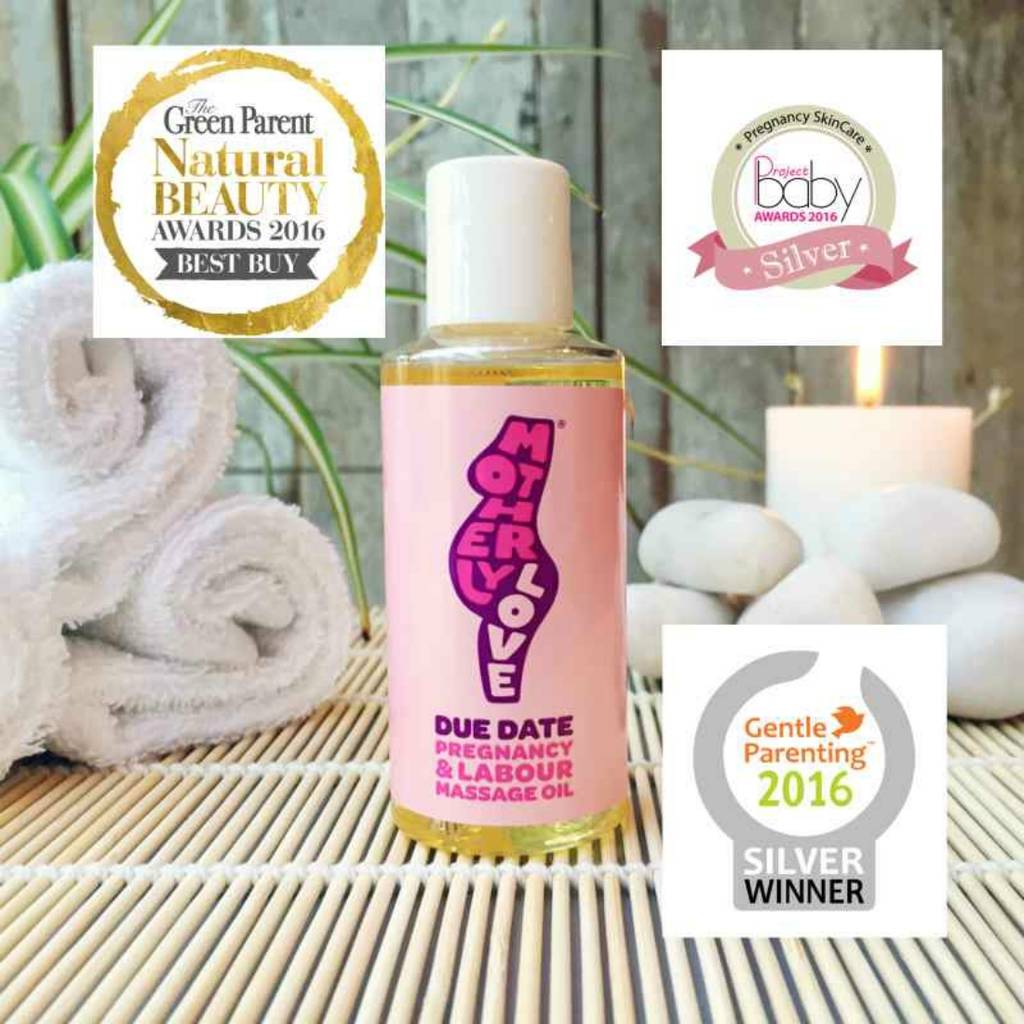 'due Date' Pregnancy And Labour Massage Oil By Motherlylove