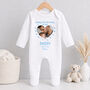 Personalised First Birthday Photo Baby Grow, thumbnail 2 of 10