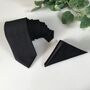 Luxury Black Silk Neck Tie – Timeless And Elegant, thumbnail 7 of 8