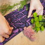 Reusable Recycled Fabric Gift Wrap 'Batik', thumbnail 7 of 12