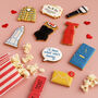 Biscuiteers Hand Iced Rom Com Biscuit Tin, thumbnail 3 of 6