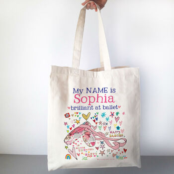 Personalised Disco, Steet, Ballet, And Tap Dancer Bag, 5 of 12