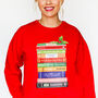 Funny Literary Christmas Jumper, thumbnail 1 of 7