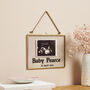 Personalised Brass Baby Scan Frame, thumbnail 2 of 3