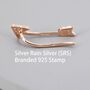 Arrow Cz Crawler Earrings In Sterling Silver, thumbnail 6 of 12