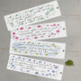 'The Book Lover’s Bookmarks' Set With Blue Silk Ties, thumbnail 1 of 7