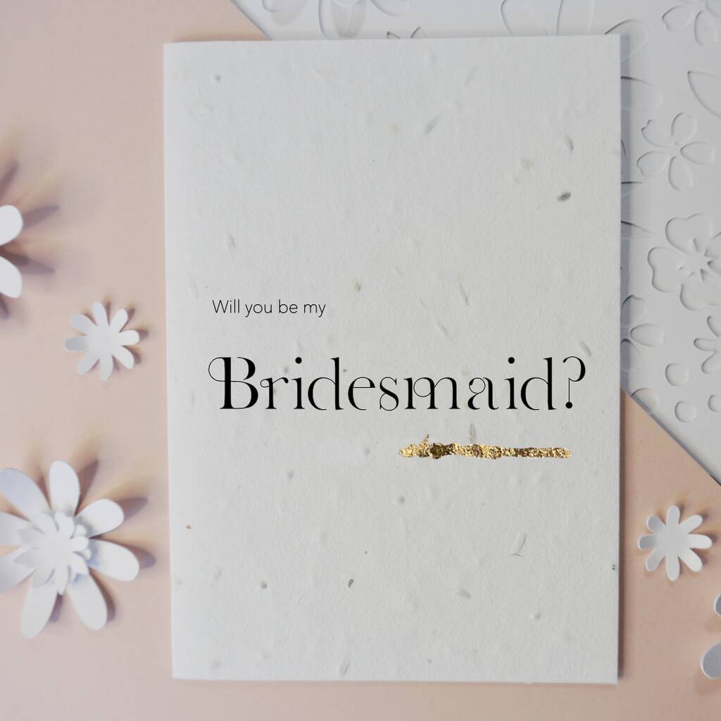 Will You Be My Bridesmaid? Seeded Card, 1 of 4