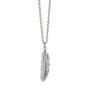 Feather Necklace For Positivity In Sterling Silver, thumbnail 3 of 4
