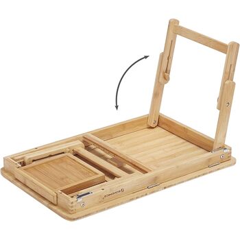 Folding Laptop Table Adjustable Bamboo, 5 of 8