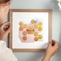 Personalised Family Bee Hive Print, thumbnail 1 of 3
