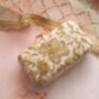 Arisha Nude Silk Bird Clasp Clutch, thumbnail 3 of 5