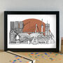 Rotterdam Skyline Travel Art Print Unframed, thumbnail 1 of 6
