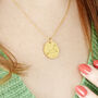 Zodiac Constellation Stainless Steel Gold Necklace, thumbnail 3 of 11