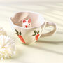 G Decor Handmade And Hand Painted Bunny Garden Mug, thumbnail 1 of 3
