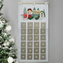 Personalised Elf Advent Calendar In Silver Grey, thumbnail 3 of 3