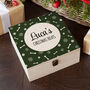 Personalised Festive Pattern Christmas Eve Box, thumbnail 4 of 6