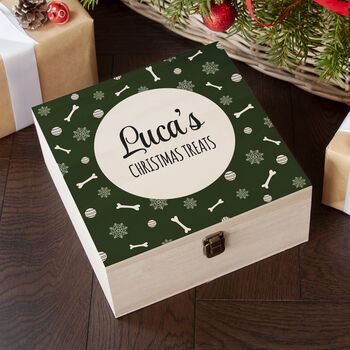 Personalised Festive Pattern Christmas Eve Box, 4 of 6