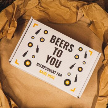 Personalised Beavertown Craft Beer Gift Set With Glass, 2 of 4