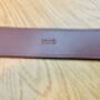 Personalised Hand Stamped Brown Leather Bookmark, thumbnail 7 of 9