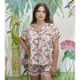 Ladies Sultan's Garden Print Cotton Short Pyjama Set, thumbnail 3 of 6