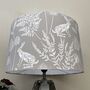 Kielder Hare Dove Grey Wildlife Drum Lampshades, thumbnail 4 of 9