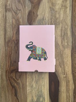 Elephant Print Stationery Gift Set, Keepsake Box, 5 of 9