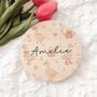 Personalised Goose Baby Announcement Plaque | Wooden Baby Name Sign, thumbnail 5 of 7