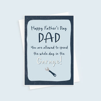 Garage Father's Day Card, 3 of 4