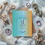 Gemini Zodiac Flower Card, thumbnail 1 of 4