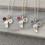 Angel Wing Birthstone Necklace, thumbnail 9 of 10