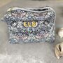 Liberty Wash/Cosmetic Bag Embroidered Initials, thumbnail 3 of 10