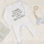 Mummy/Daddy Is Going To Teach Me… Personalised Babygrow, thumbnail 7 of 8
