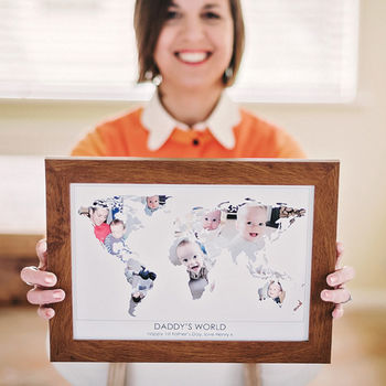 Personalised Dad's World Photo Gift Map, 3 of 12