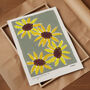 Sunflowers Hand Painted Art Print, thumbnail 2 of 5