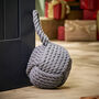 Natural Grey Rope Door Stop, thumbnail 1 of 5