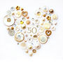 Personalised Golden Anniversary Button Heart, thumbnail 5 of 8