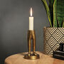 Gold Trouser Candle Holders Small And Large, thumbnail 2 of 6
