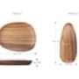 Sets Of Four Irregular Round Serving Trays, thumbnail 8 of 9