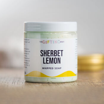 Lemon Sorbet Whipped Soap – Fluffy Citrus Body Cleanser, 6 of 9
